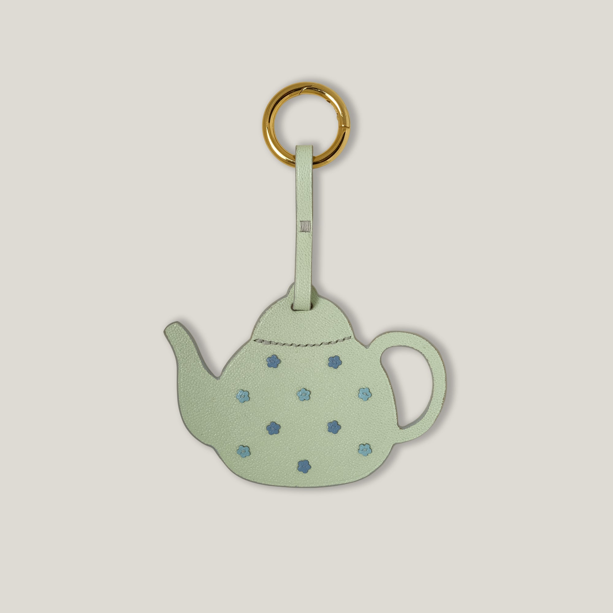 Lady Pouralot Charm in Pistachio Latte Chèvre