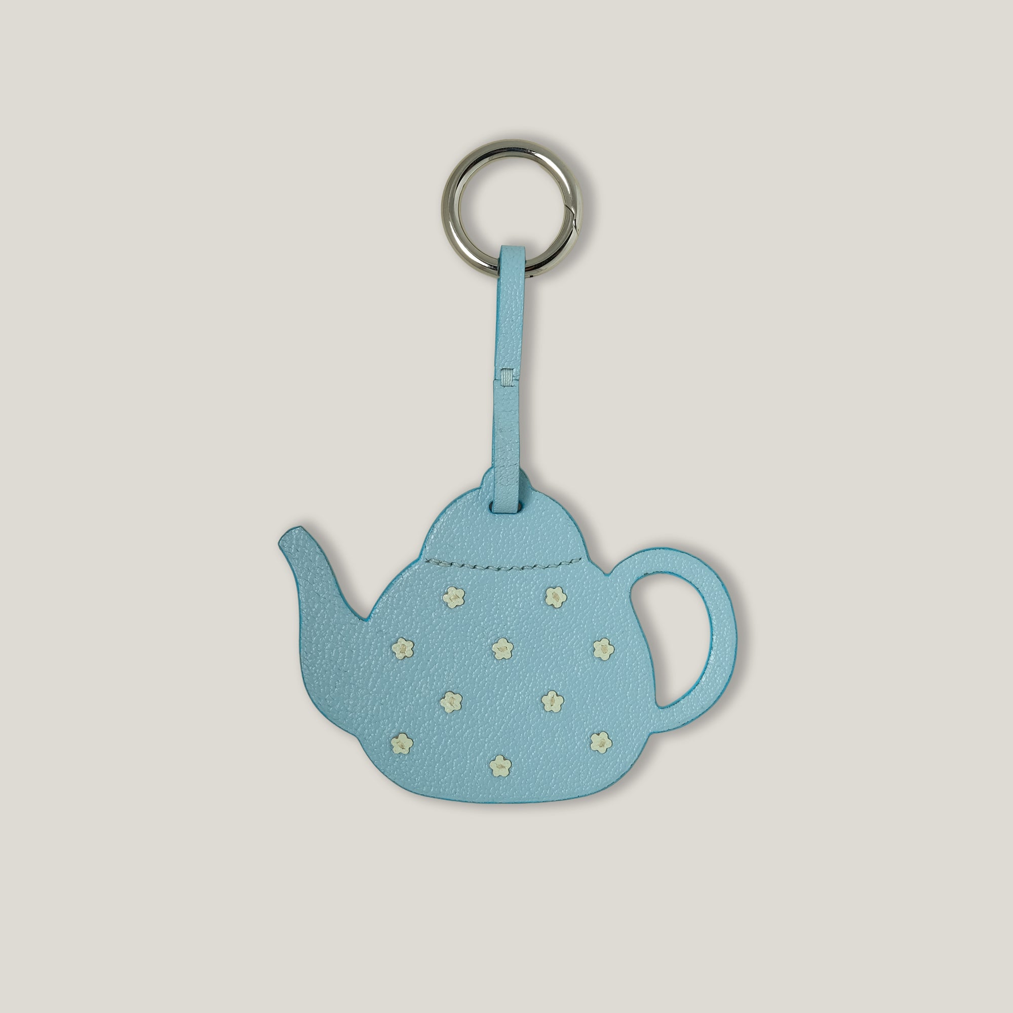 Lady Pouralot Charm in Sugar Blue Chèvre